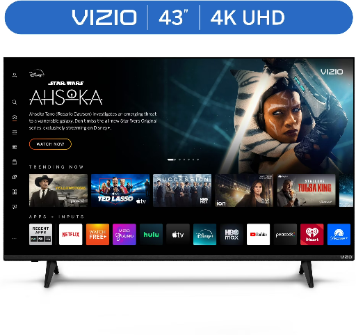 VIZIO 43 4K LED HDR Smart TV