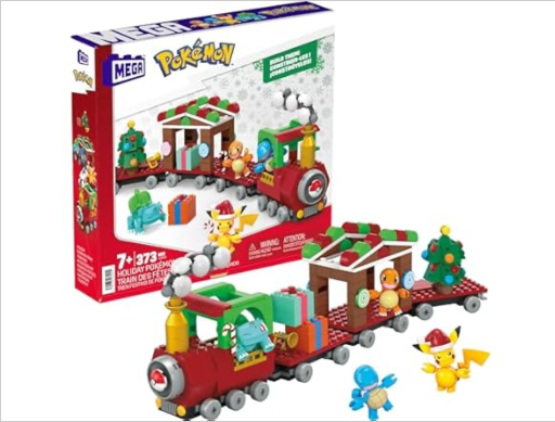 MEGA Pokemon Holiday Train 373-Piece w/ 4x Figures