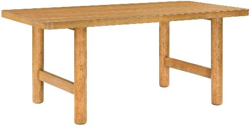 Better Homes  Gardens Adlin 70 in Rectangle Dining Table, Light Honey