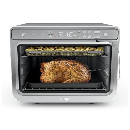 Ninja Air Fryer  Toaster Oven Combo 10-in-1 Prestige Smart XL Oven DT551 with Thermometer