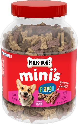 Milk Bone Flavor Snacks Mini’s Dog Biscuits 36-Oz