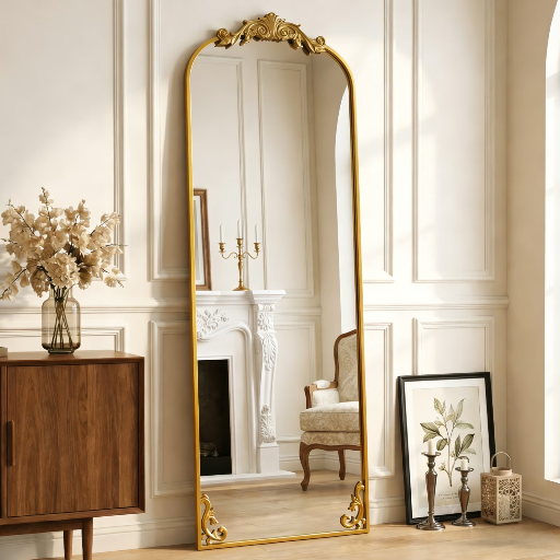 64x 21 Vintage Arched Full Length Mirror