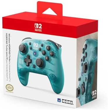 HORI Wireless HORIPAD Turbo for Switch 2 (Aqua)