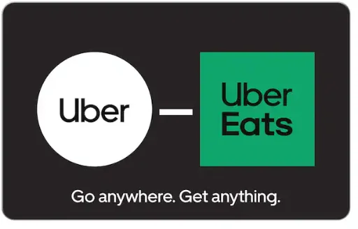 $50 Uber / Uber Eats or Chipotle e-Gift Cards