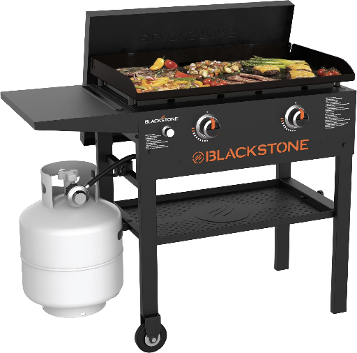 Blackstone Original Outdoor Griddle, 2-Burner 28 Flat Top Grill with Hard Cover