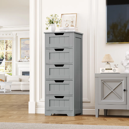 Alicyn 15.7 W x 40.1 H x 11.8 D Free-Standing Linen Cabinet