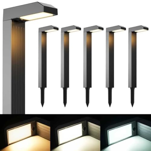 6-Pack Coxseni Solar Waterproof Lights w/ 3 Color Modes