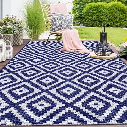 Mattitude Waterproof Outdoor Rug 4x6 Ft