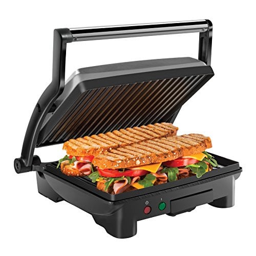 Chefman Panini Press Non-Stick Stainless Steel