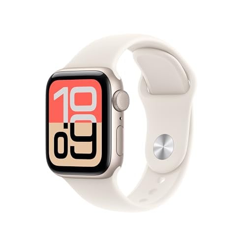 (Resale) Apple Watch SE 3 GPS 40mm Smartwatch with Starlight Aluminum Case (Used - Like New)