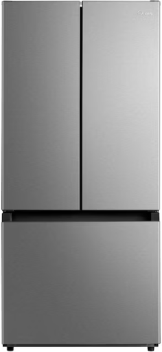 Midea Standard-Depth 18.4-cu ft 3-Door 30-in Wide French Door Refrigerator