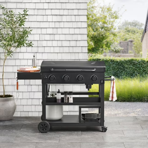 Members Mark 4 Burner Gas Griddle w/Cover