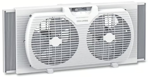 Cool Living 9in Twin Window Fan