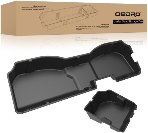 OEDRO Under Seat Storage Box for 2014-2018 Chevrolet Silverado/GMC Sierra 1500