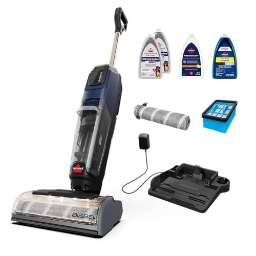 BISSELL CrossWave HydroScrub Plus Cordless Wet Dry Vacuum Mop 45-Minute Runtime
