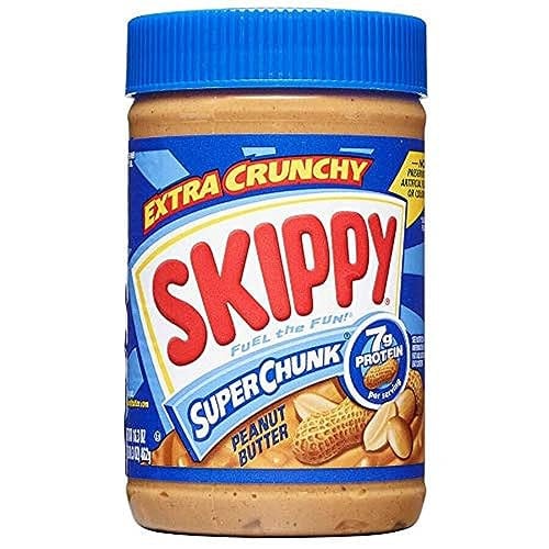 (Prime Deal) 12-Pack SKIPPY Super Chunk Peanut Butter
