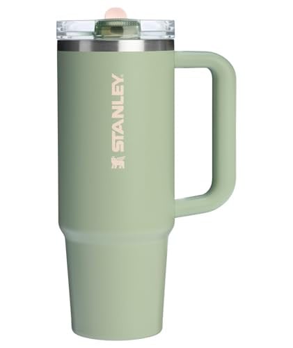 (Prime Deal) STANLEY Quencher ProTour Flip Straw Tumbler w/ Leakproof Lid (Lichen) 30-Oz