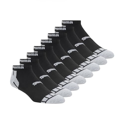 (Prime Deal) Puma Mens Low Cut Socks 8-Pair (Size 10-13)