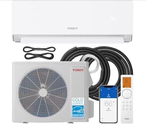 TOSOT 24,000 BTU 24.0 SEER2 Mini-Split Air Conditioner  Heater