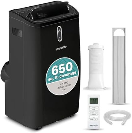 SereneLife Portable Air Conditioner 12,000 BTU