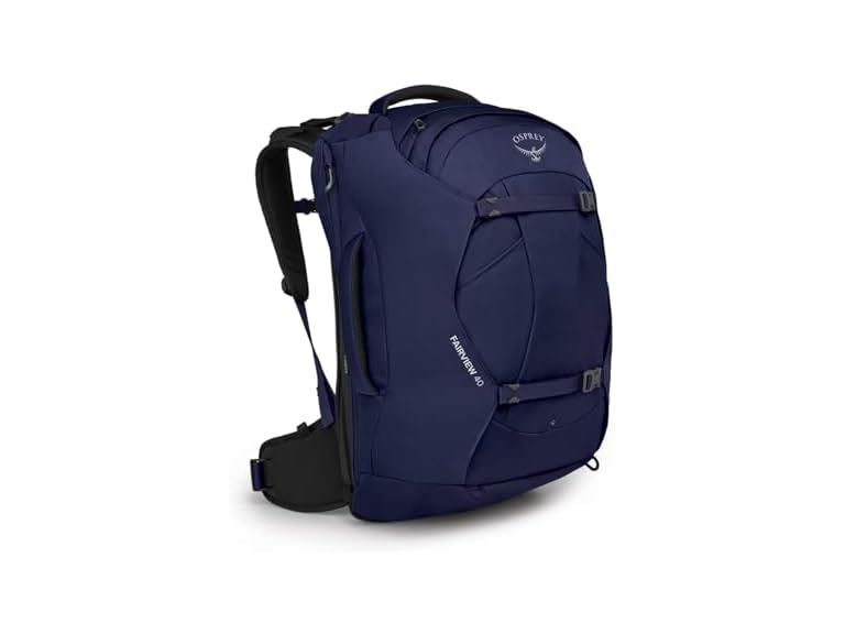 Osprey 10003686 Fairview 40LWomens Travel Backpack, Navy (Open Box)