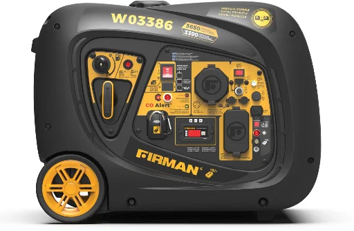 FIRMAN W03386F 3650W Remote Start Inverter Generator - Refurbished
