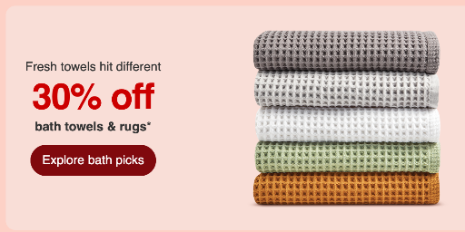 Target Bath Towels and Rugs SALE