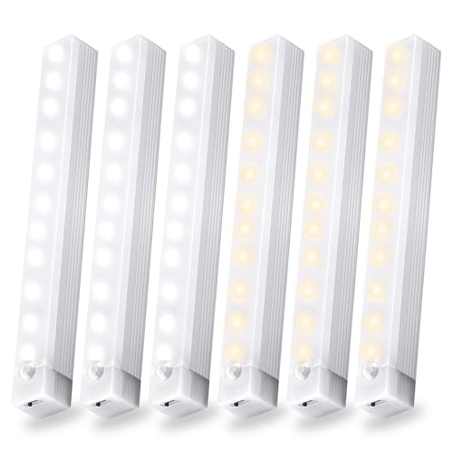 Motion Sensor Under Cabinet Light 6-Pack