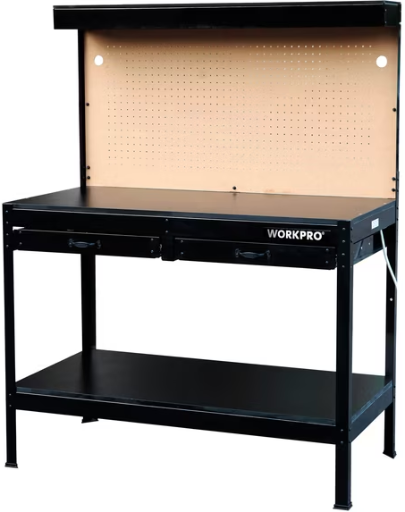 WORKPRO Multi-Purpose 48-inch Workbench with Work Light