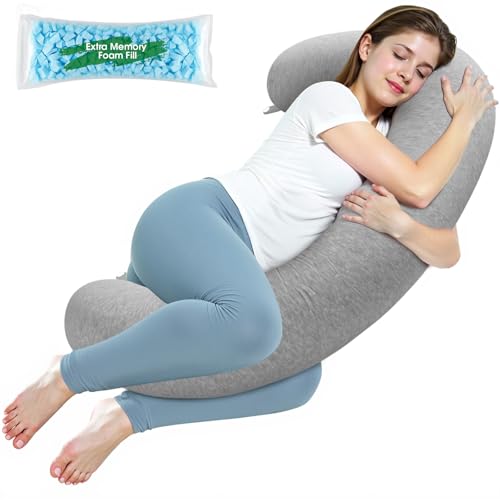 SweetSlubr Memory Foam Body Pillow