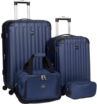 Travelers Club Midtown 4-Piece Expandable Hardside Luggage Set