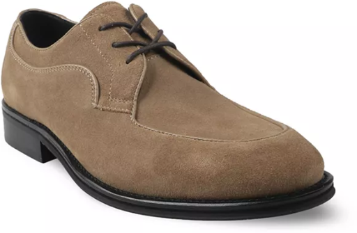 Alfani Mens Noahh Genuine Suede Leather Lace-Up Dress Shoes