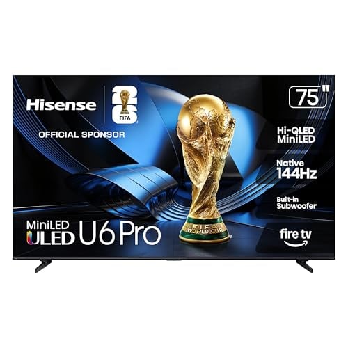 Hisense 75 4K UHD 144Hz Mini-LED ULED Gaming AI Smart Fire TV