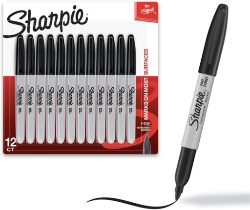 Sharpie Fine Point Permanent Markers 12-Pack