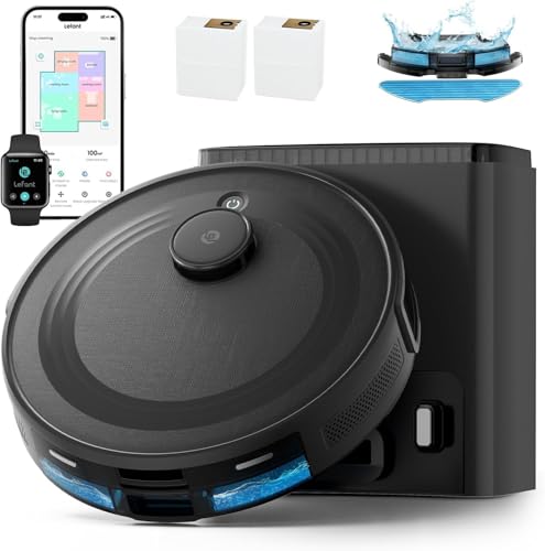 LiDAR Robot Vacuum and Mop with Self-Emptying