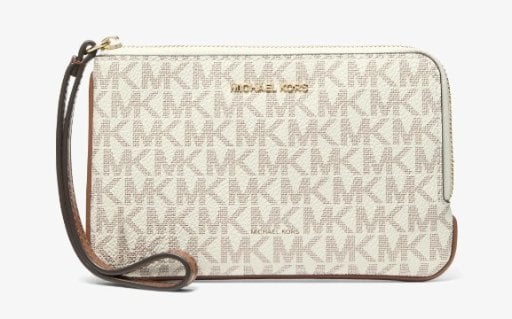 Michael Kors Jet Set Travel Small Signature Logo Wristlet