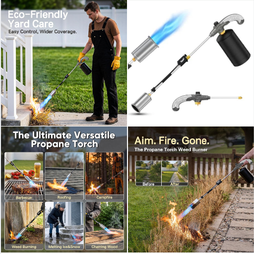 30 Koackl Propane Torch Ice and Weed Burner w/ Piezo Ignition