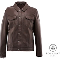 Bolvaint Damien Lambskin Moto Jacket - Men's L