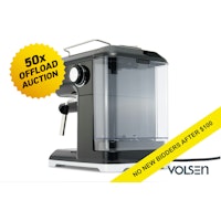 Volsen Barista Semi-Automatic Coffee Machine - 50 UNIT OFFLOAD Auction!