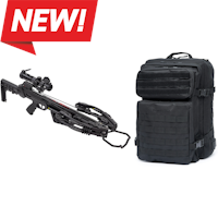 Killer Instinct Vital X 430 Elite Hunting Crossbow + Wilson & Miller Garrison 45L Backpack - Midnight Black