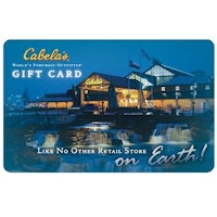 $100 Cabela's Gift Card + 200 bids