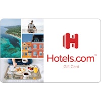 $100 Hotels.com® Digital Gift Card + 200 Bids