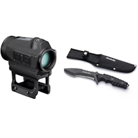 Vortex Sparc Solar 2 MOA Red Dot + Wilson & Miller Commando Combat and Tactical Knife - 11.5-inch Blade