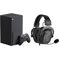 Xbox Series X Console - 1TB - Black + Veho Alpha Bravo GX-3 Pro Gaming Headset