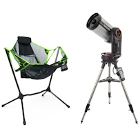 Celestron NexStar Evolution 8-Inch Schmidt-Cassegrain Telescope + Adamant Swinging Camping Chair