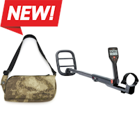 Minelab Ultra Lightweight and Compact Go-Find 66 Metal Detector + Wilson & Miller Tactical Utility Sling Bag