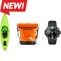 Lifetime Revel 10 Kayak Lime Green + Adamant - X-Core Waterproof Dry Bag Backpack - Orange + Veho Kuzo F1-S GPS Sports Smartwatch - Black