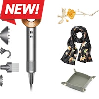 Dyson - Supersonic Hair Dryer - Nickel/Copper + Palmero Glam Bundle