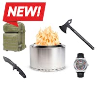 Solo Stove Yukon 2.0 Stainless Steel Fire Pit + The Grand Adventurer Bundle