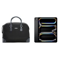 Apple 13-in iPad Pro (M4) Wi-Fi 512GB OLED - Space Black + Bolvaint - Ivens Travel Bag in Nylon and Leather